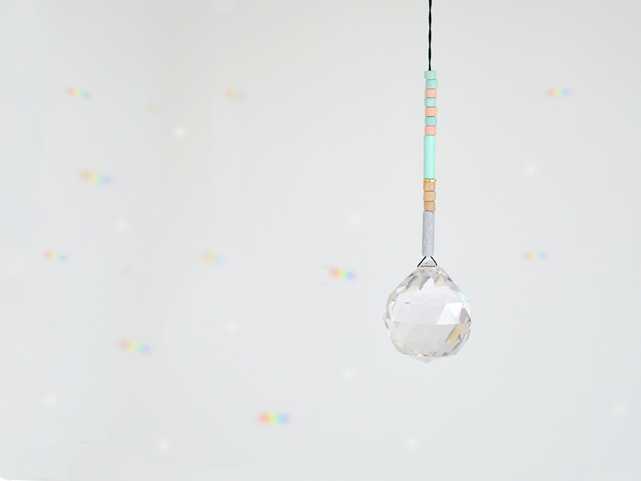 Renna Deluxe SUNCATCHER Grau Beige Mint Große Rabatte