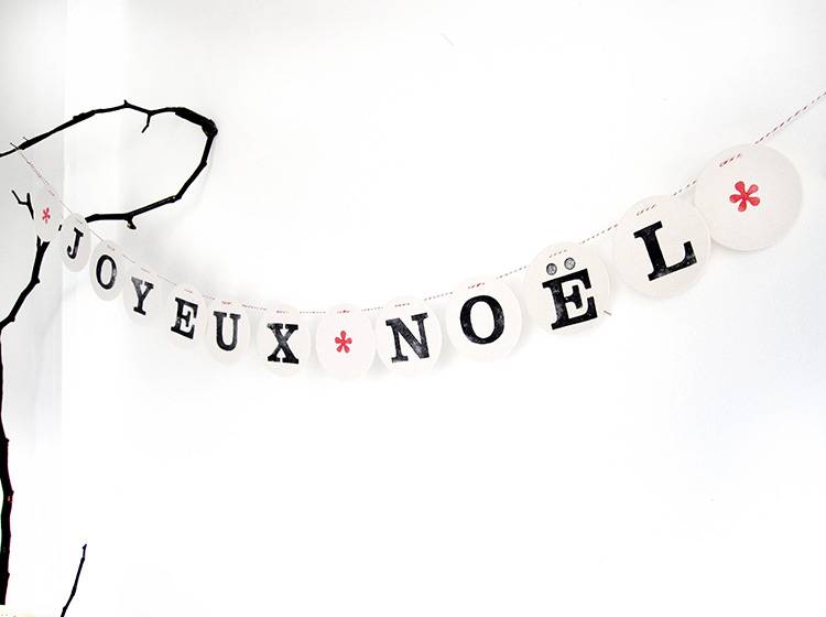 Renna Deluxe JOYEUX NOËL Girlande Riesige Ersparnisse