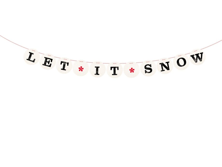 Renna Deluxe LET IT SNOW Girlande Zeitbegrenzte Promotion