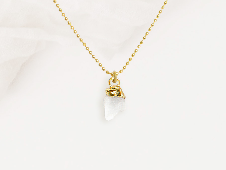 Renna Deluxe GEBURTSSTEIN Juni Kette Gold Limitierter Zeitrabatt