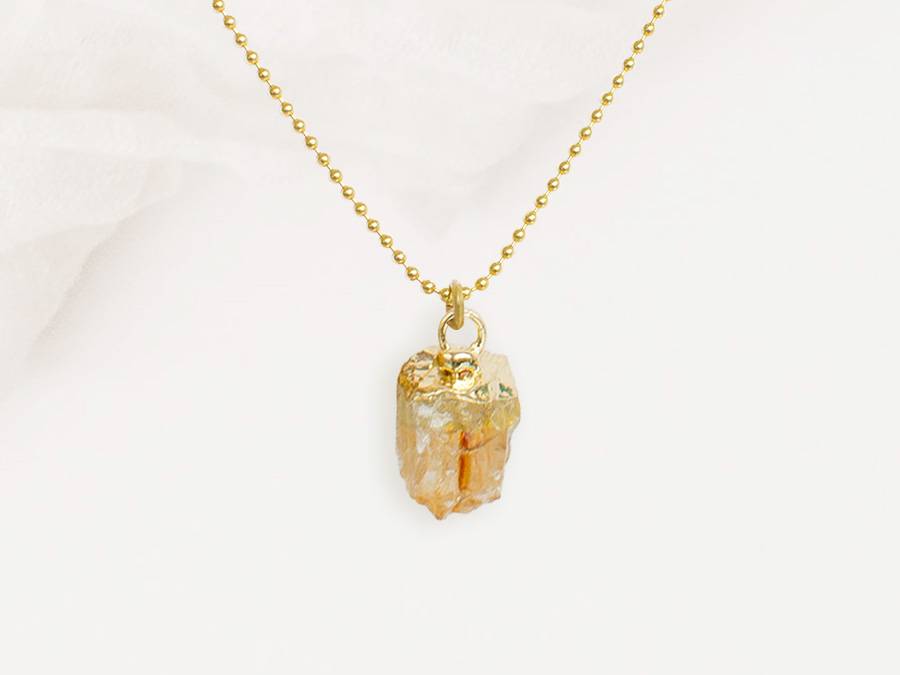 Renna Deluxe GEBURTSSTEIN November Kette Gold Günstig kaufen