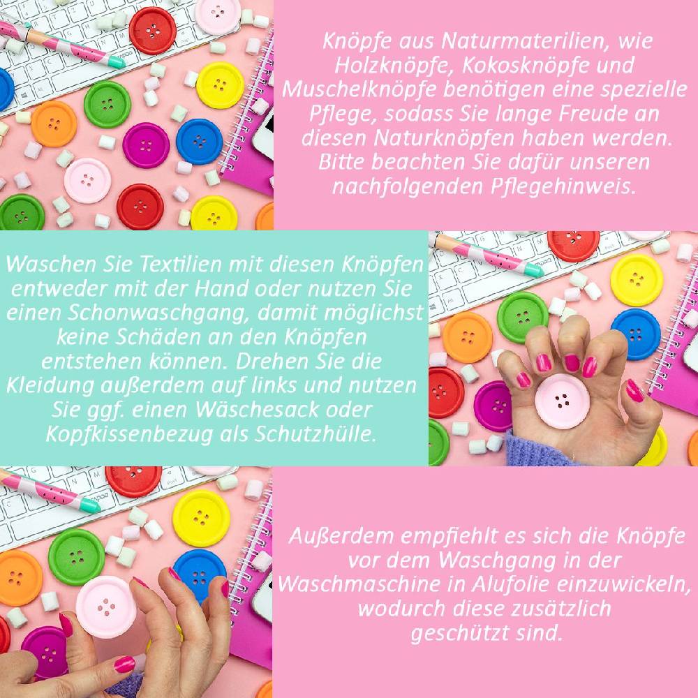Sadingo Holzknöpfe / 50 Stk. / Rehe Meist gekauft