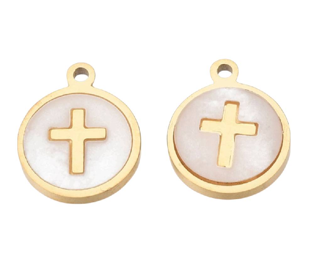 Sadingo Kleine Anhänger Edelstahl, 2 Stück 12x10mm, Motiv wählbar Online
