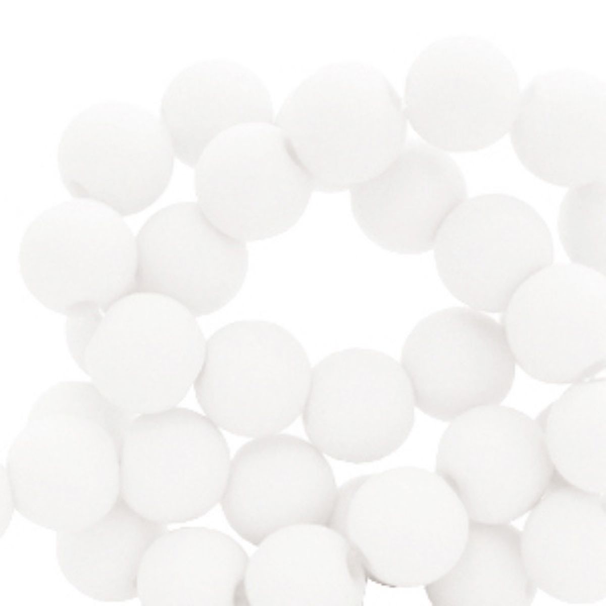 Sadingo Acrylperlen matt in diversen Farben 6mm, 600-1800Stück Auslauf
