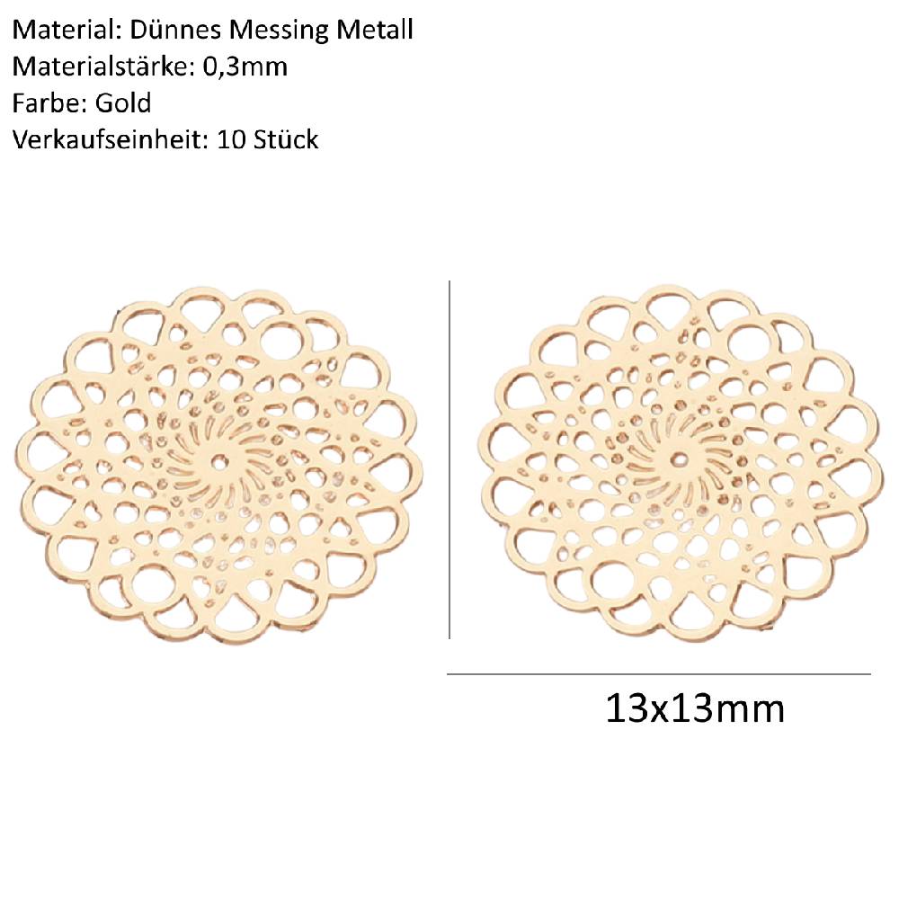 Sadingo Schmuckverbinder Blume des Lebens | 10 Stück, 13mm Hotsell