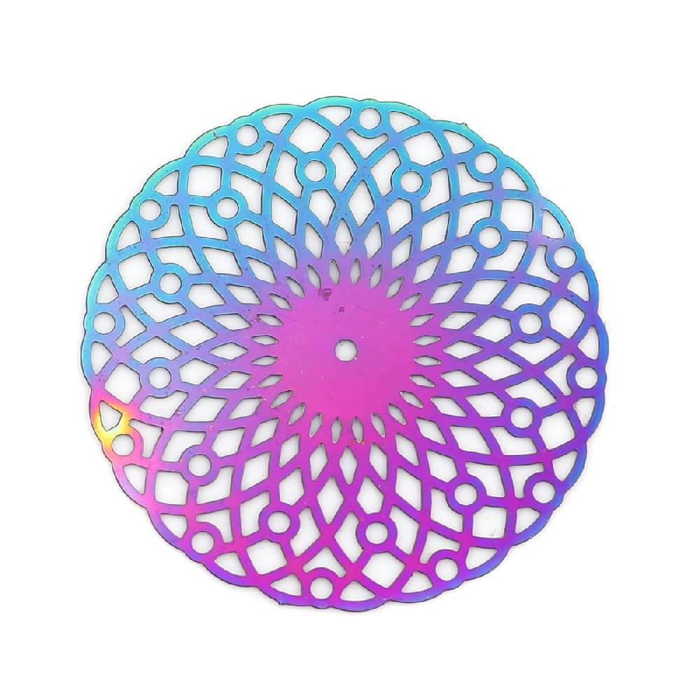 Sadingo Schmuckverbinder Mandala | 10 Stück, 31x30mm Schlussverkauf
