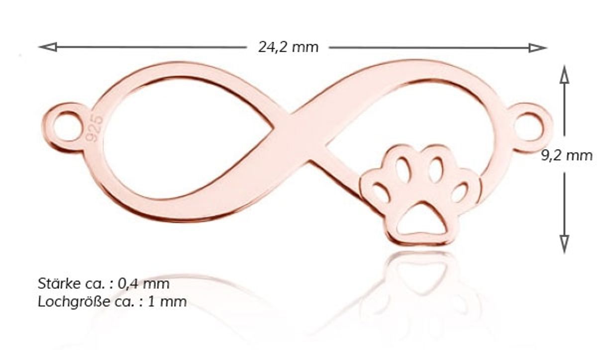 Sadingo Schmuckverbinder Infinitiy | 24,2 x 9,2mm Online