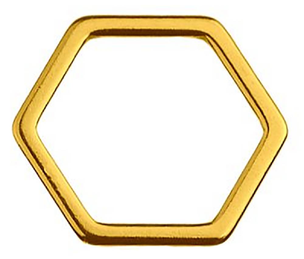 Sadingo Schmuckverbinder Sechseck | 1 Stück, 10x11 mm Hotsell