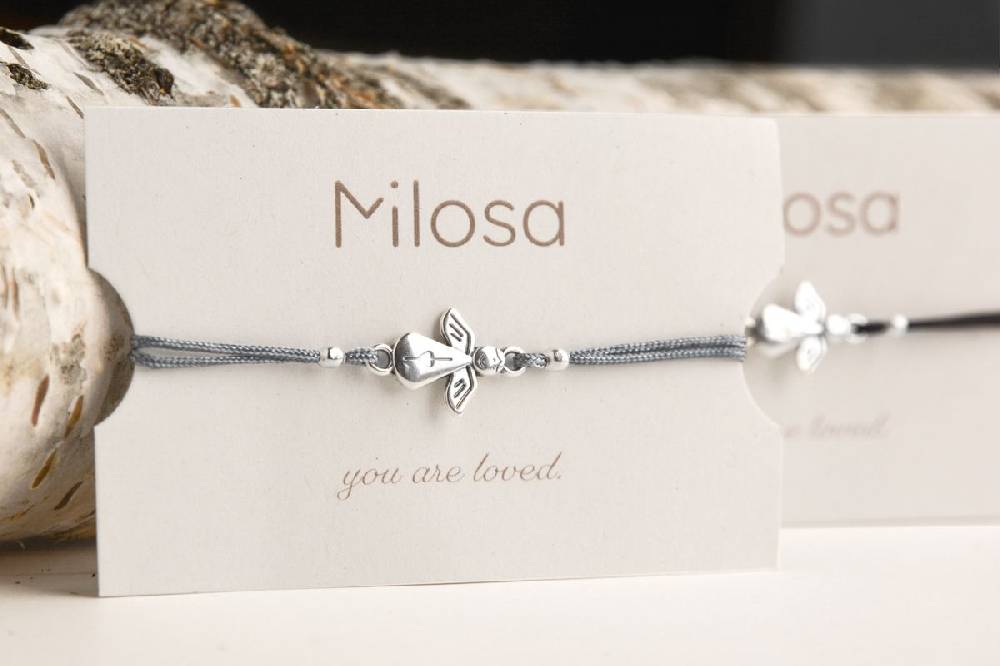 Sadingo Schutzengel Armband Geschenk für Damen (größenverstellbar) Outlet