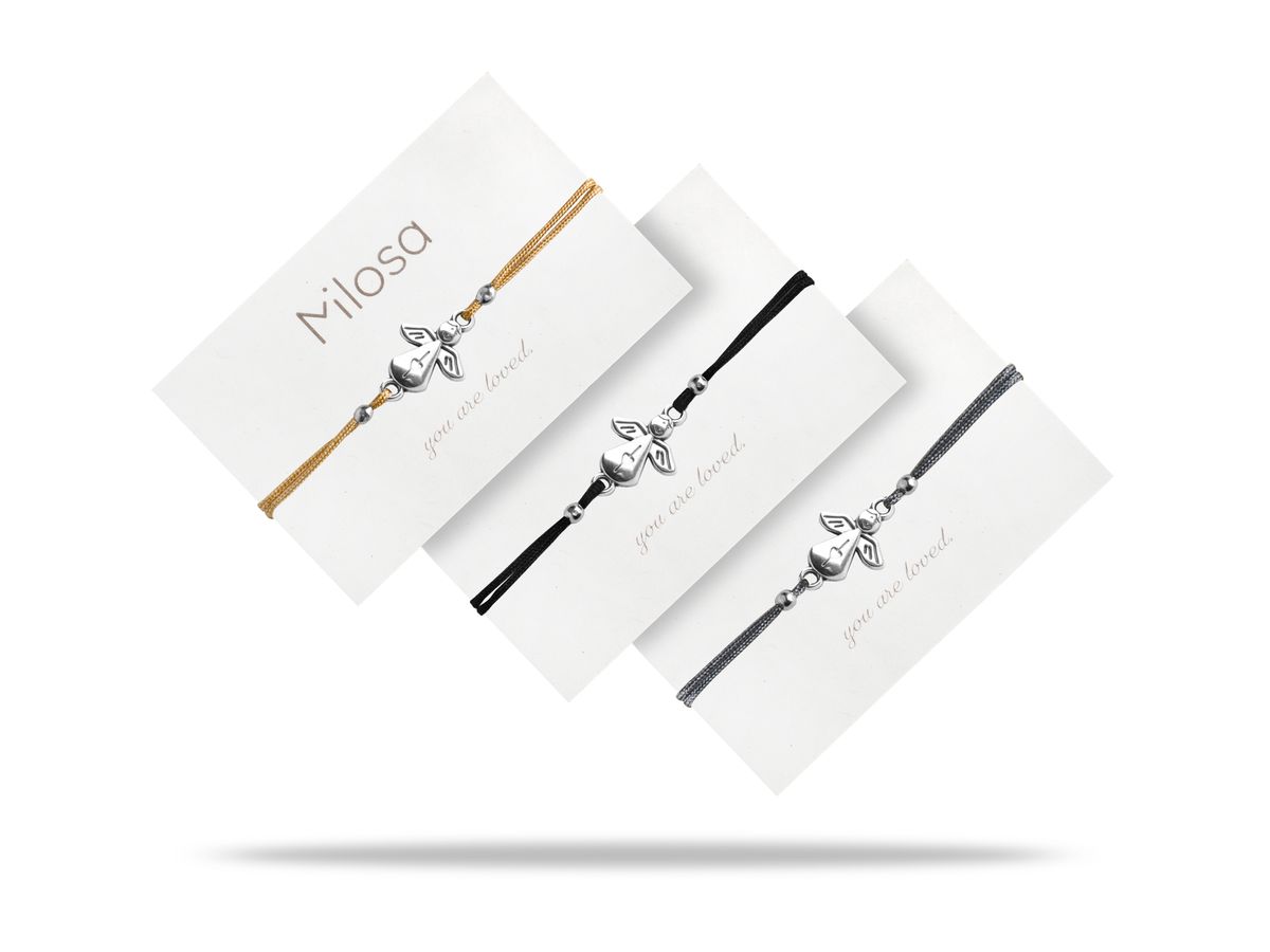 Sadingo Schutzengel Armband Geschenk für Damen (größenverstellbar) Outlet