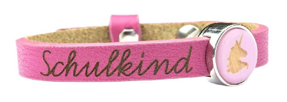 Sadingo Lederarmband Schulkind - 1 Armband - Geschenk Auslauf