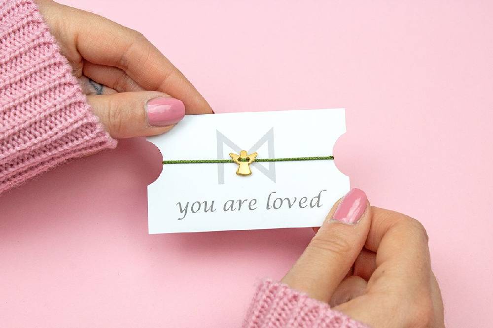 Sadingo Armband Geschenk für Mädchen, Schutzengel Bändchen Hotsell