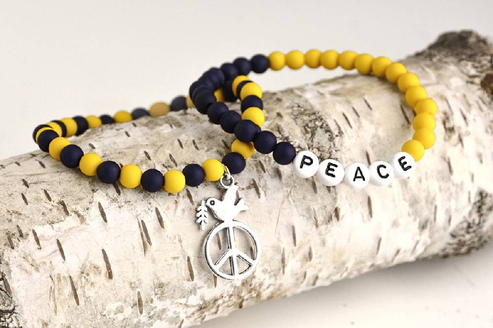 Sadingo Ukraine Armband | blau & gelb im Angebot