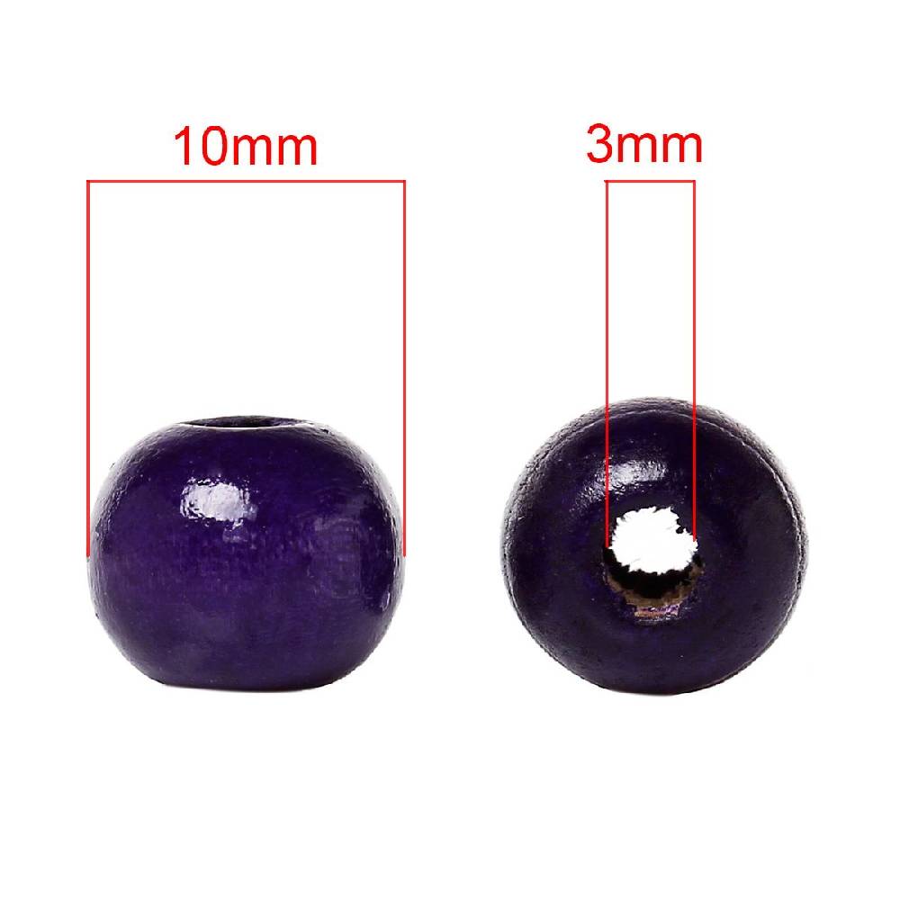 Sadingo Holzperlen bunt, zum auffädeln 200 Stück 10mm Meist gekauft