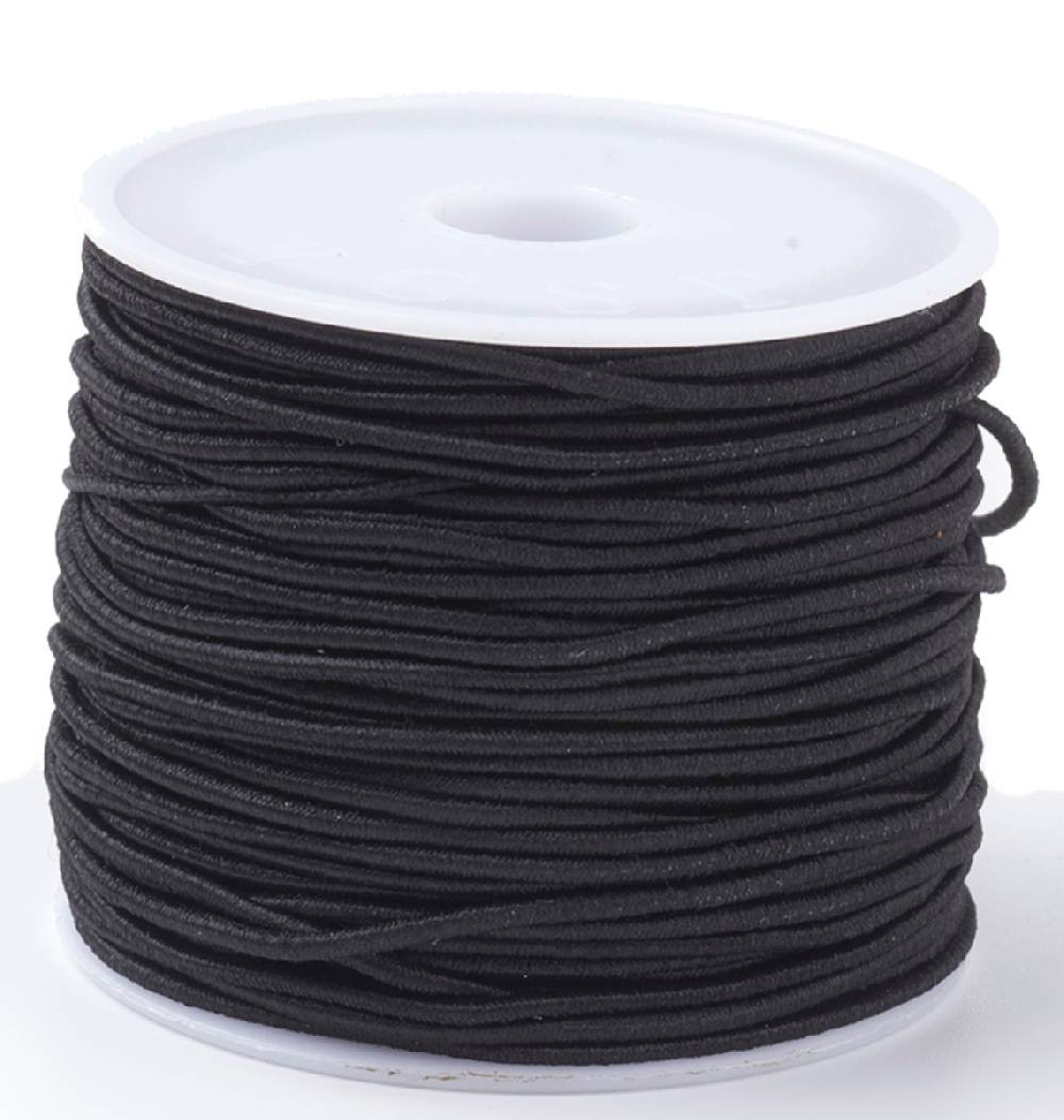 Sadingo Elastikband schwarz oder weiß | 20 Meter, 0,8mm Outlet