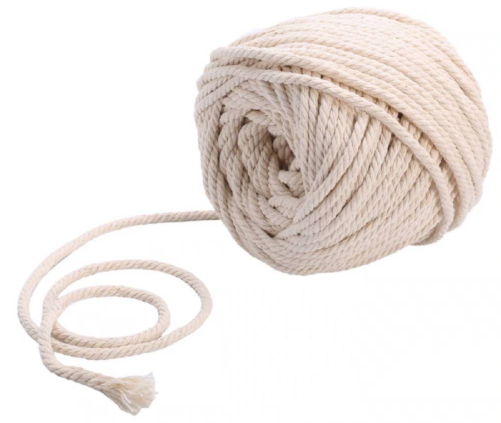 Sadingo Baumwollkordel - 20 Meter 5mm - Off White