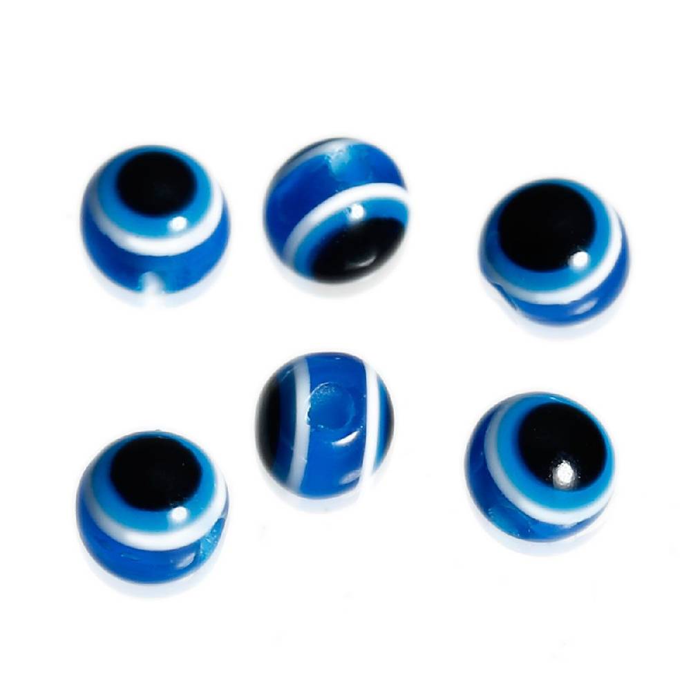 Sadingo Acrylperlen Böser Blick | 100 Stück, 4 - 10mm