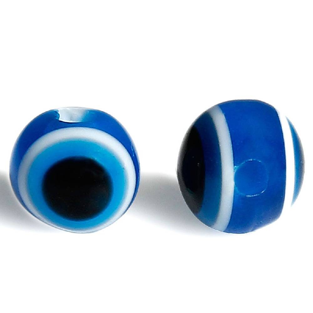 Sadingo Acrylperlen Böser Blick | 100 Stück, 4 - 10mm Auslauf