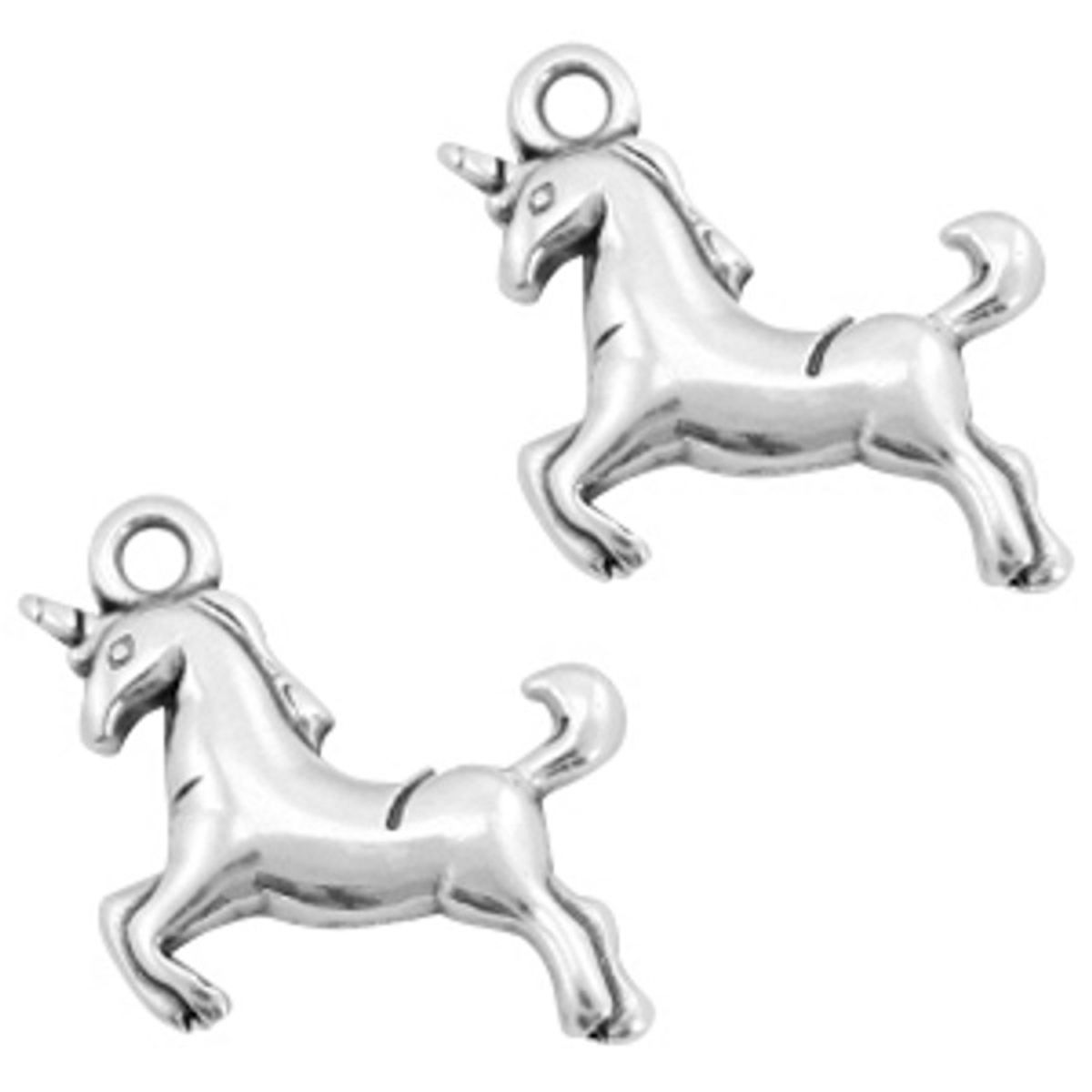 Sadingo Anhänger Einhorn aus Metall, 17 x 16 mm 1 Stück Angebote