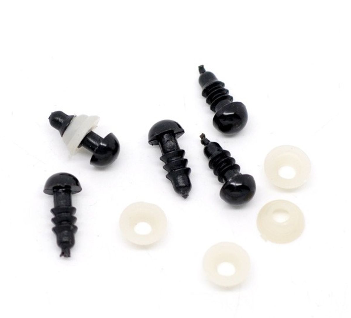 Sadingo Puppenaugen, Teddyaugen - 100 Stk. - 13 x 5 mm Meist gekauft