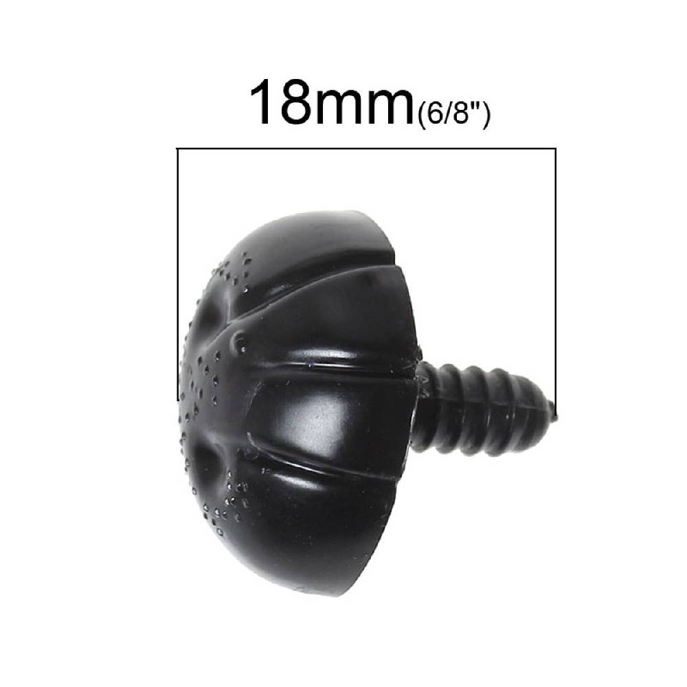 Sadingo Teddynasen Acryl, zum Basteln, 25 Stück 23 x 17 mm Exklusive Angebote