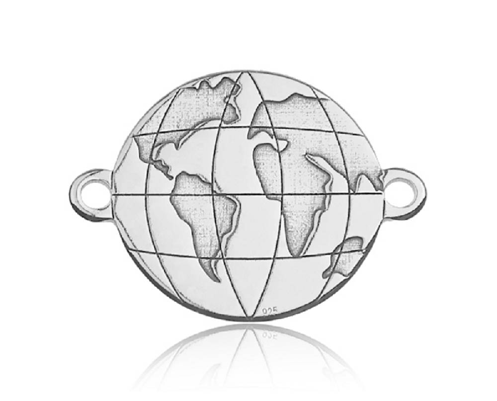 Sadingo Schmuckverbinder Globe | 12,1x16,1 mm Online