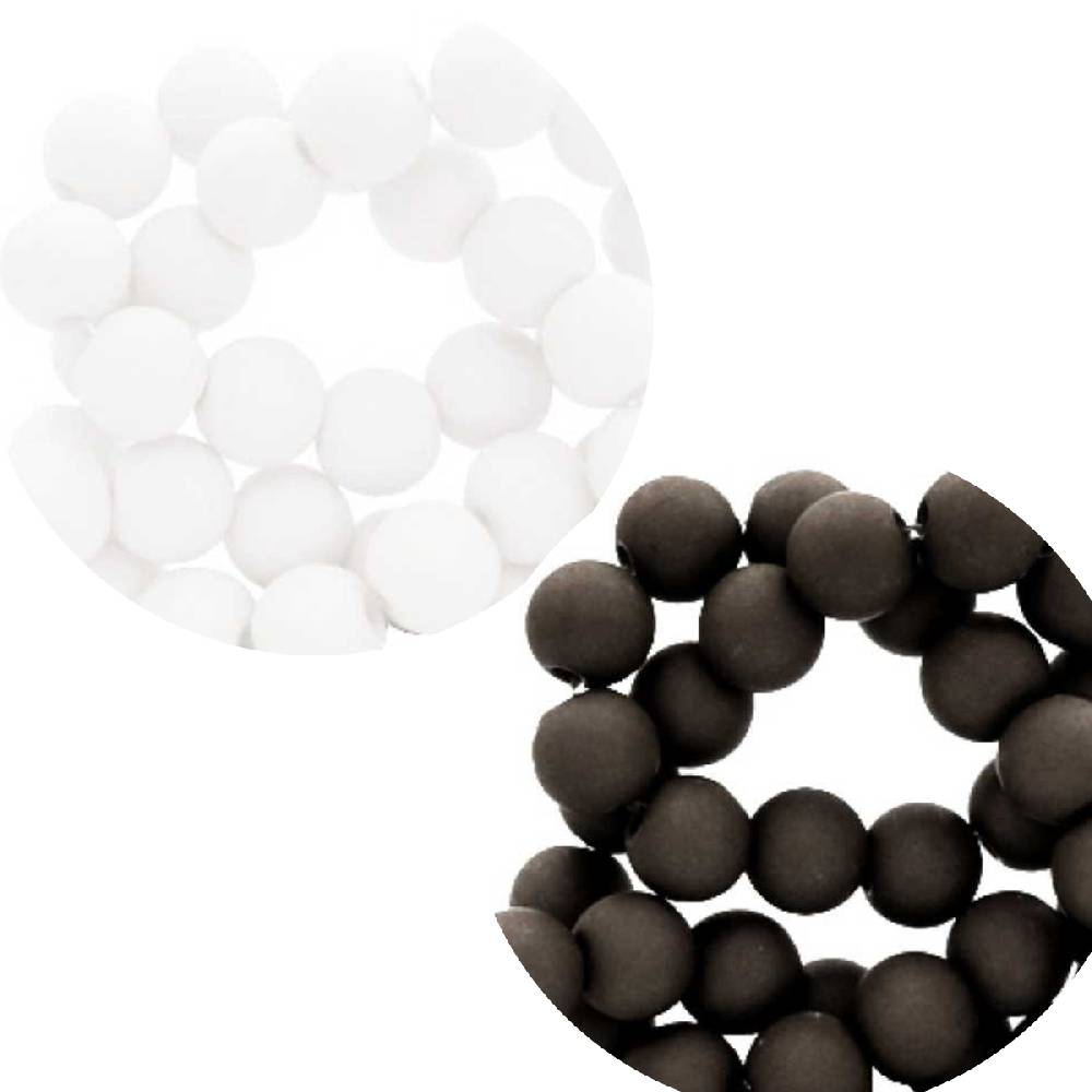 Sadingo Acrylperlen matt | 400 Stück, 8mm