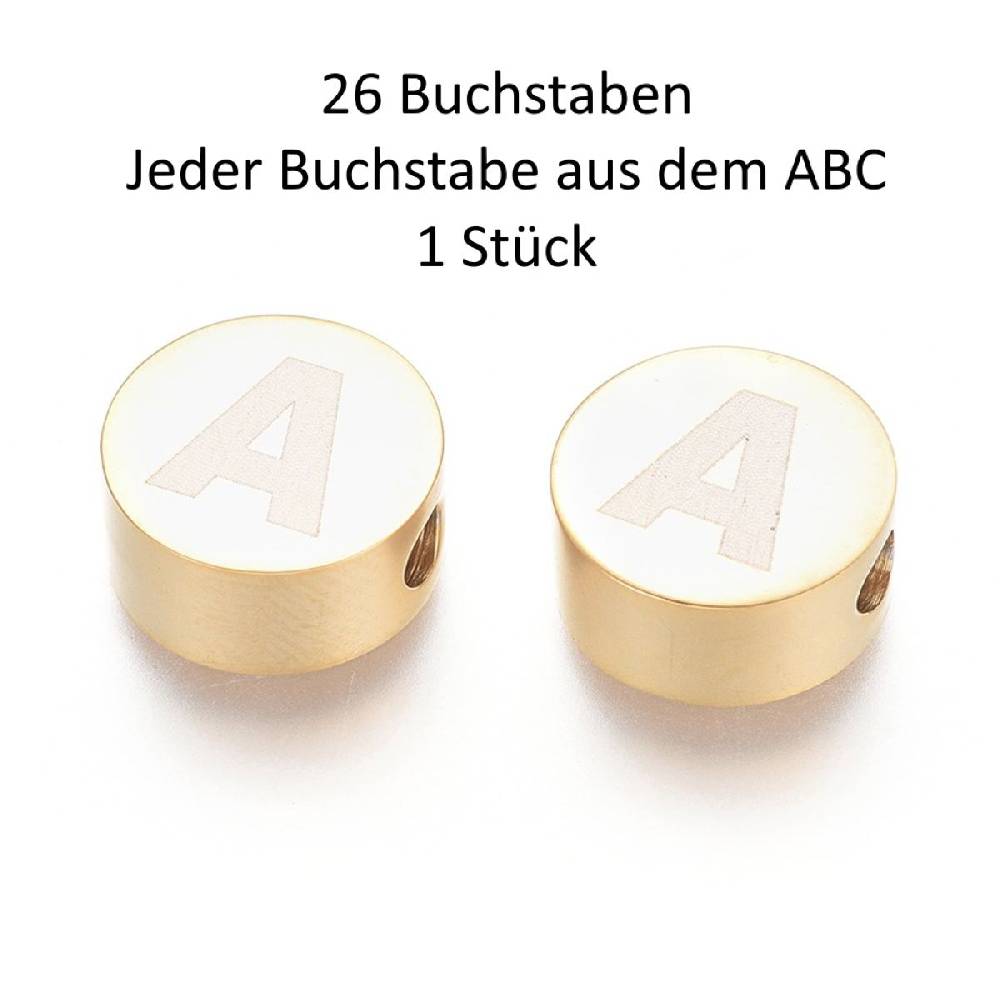 Sadingo Buchstabenperlen | 26 Stück, 10mm Günstiger Verkauf