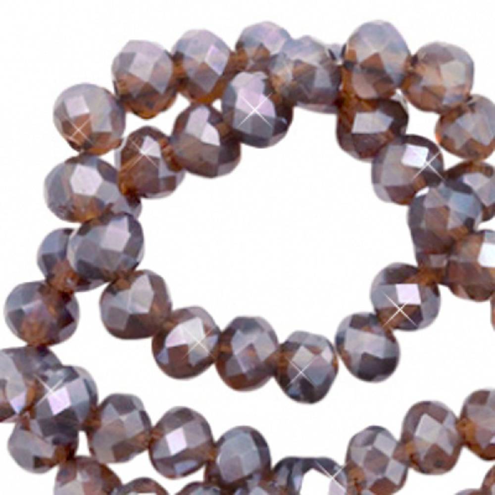Sadingo Glasperlen Facettiert Lila glänzend 6mm 80 Stück Online