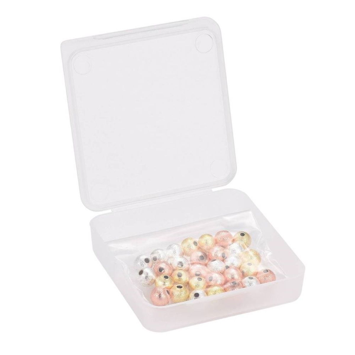 Sadingo Metallperlen Set | 6mm, 1 Box, 30 Perlen Verkauf