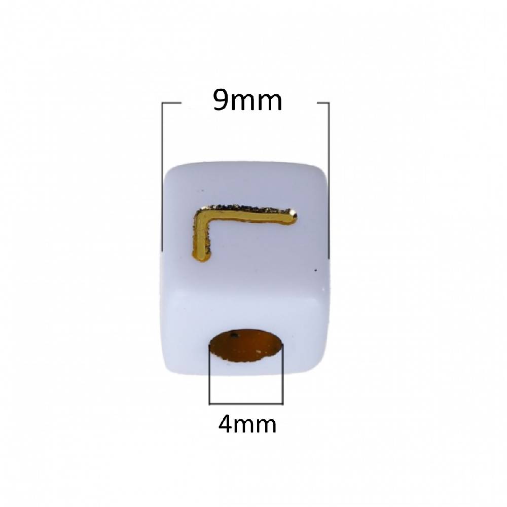 Sadingo Buchstabenperlen Mix Gold, 9mm 100Stück Angebote