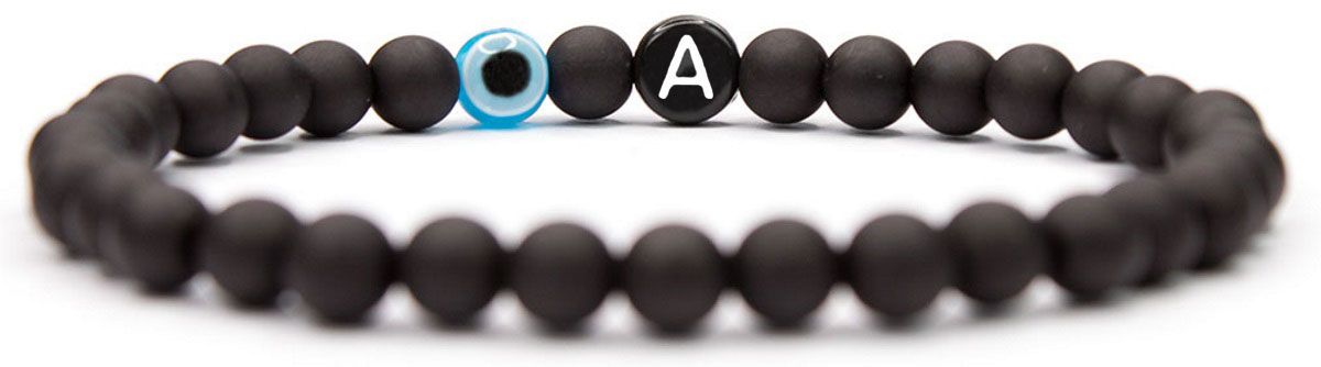 Sadingo Herren Buchstabenarmband Böser Blick, Nazar Auge Online Shopping