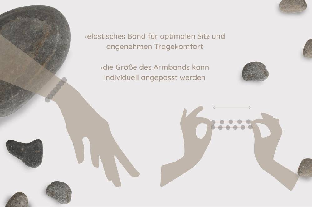 Sadingo Partnerarmband Set "VOLCANO" aus schwarzen Lavagesteinperlen Valentinstagsangebot