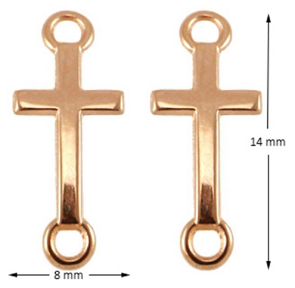 Sadingo Schmuckverbinder Kreuz | 14 x 8 mm Neuheiten