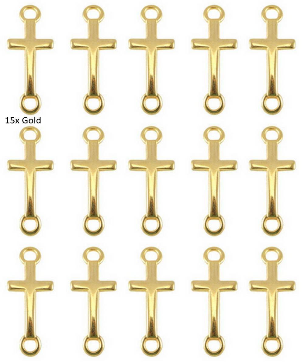 Sadingo Schmuckverbinder Kreuz | 14 x 8 mm Neuheiten