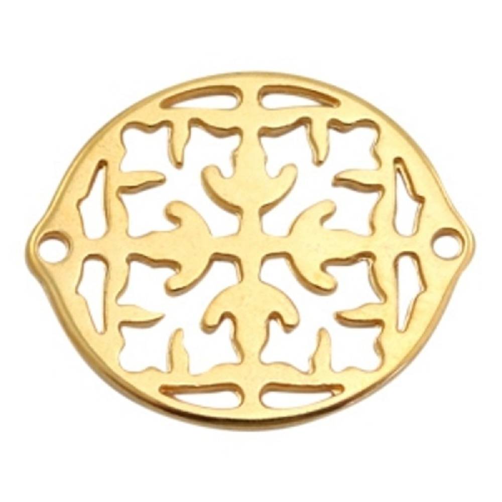 Sadingo Schmuckverbinder Ornament | 31x26 mm Saisonale Angebote