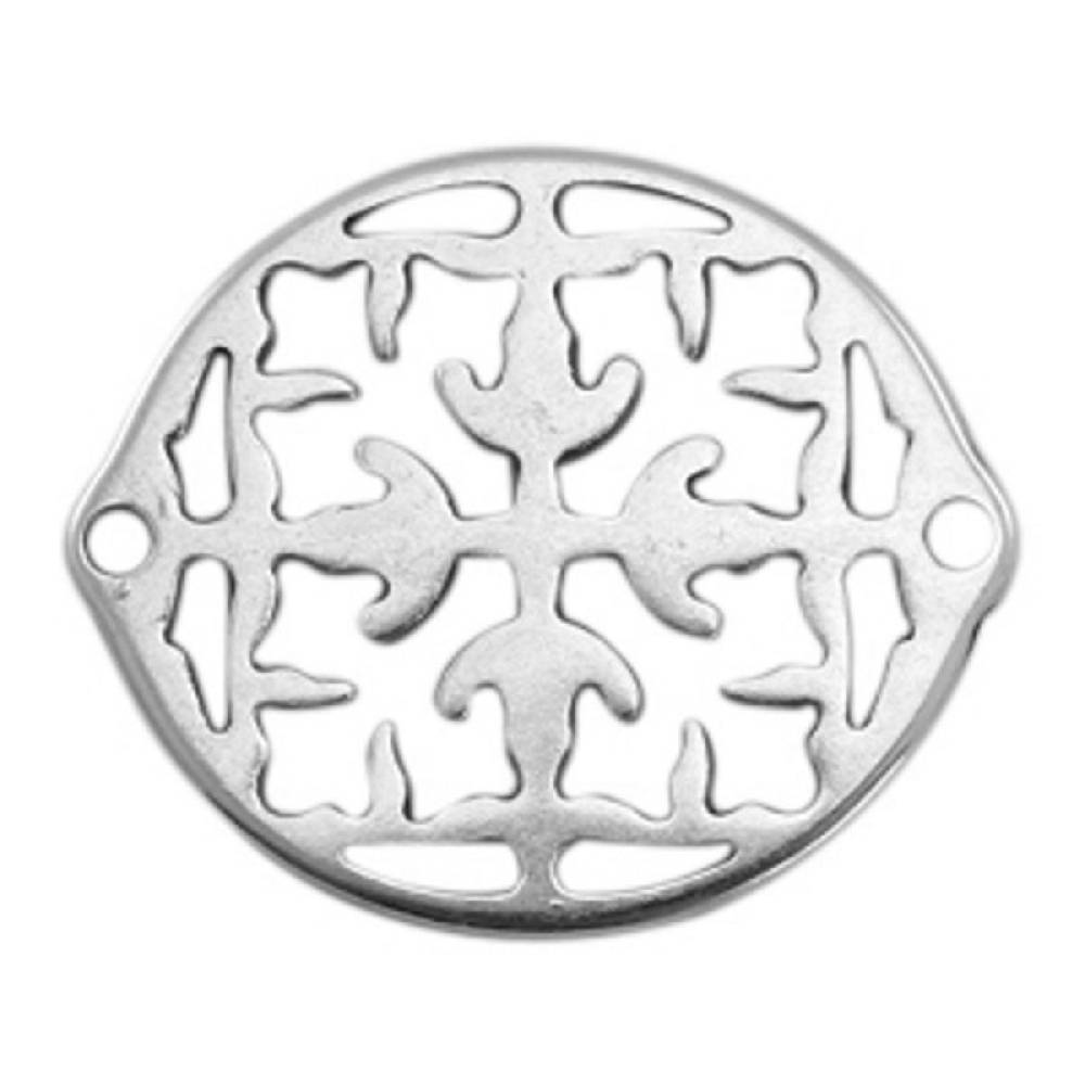 Sadingo Schmuckverbinder Ornament | 31x26 mm Saisonale Angebote
