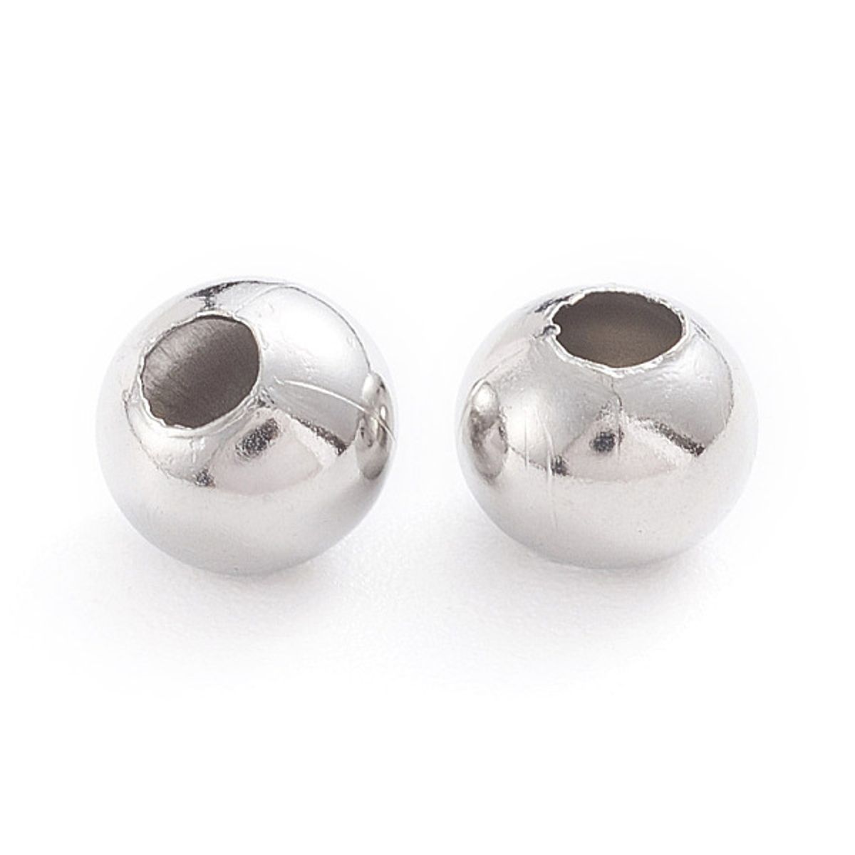 Sadingo Metallperlen | Edelstahl-Perlen in silber Discount Store für neue Produkte