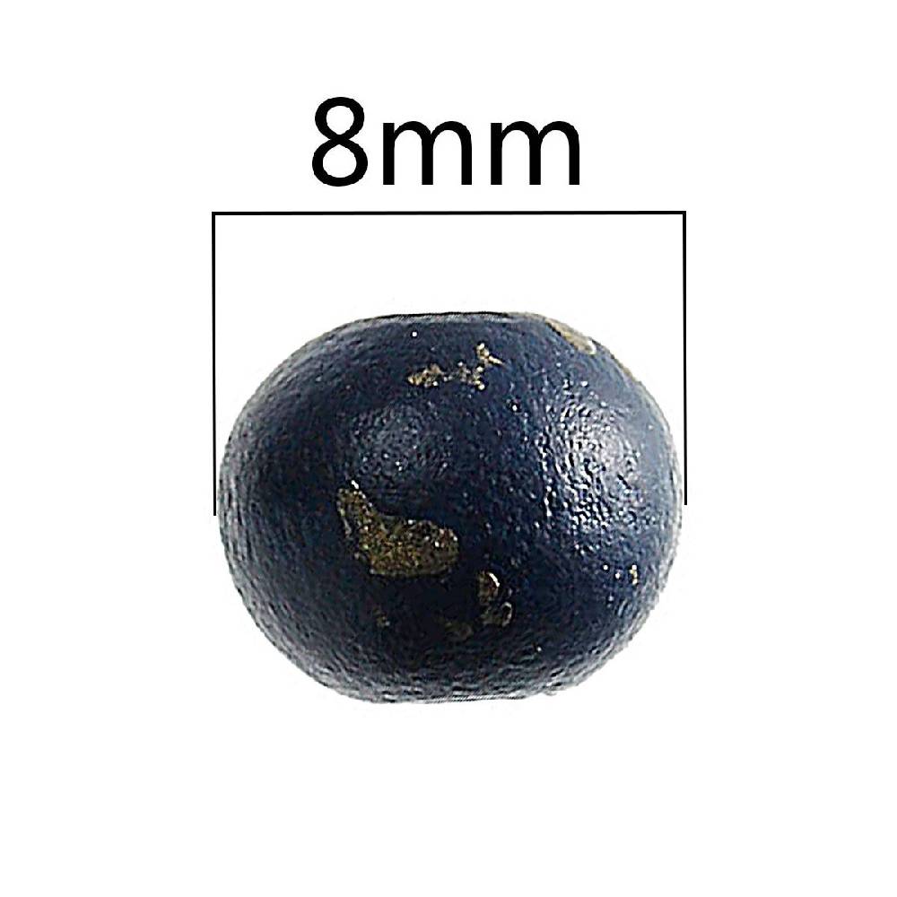 Sadingo Holzperlen zum auffädeln 500 Stück 8mm, Bastelbedarf Im Verkauf