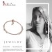 Silberdream SilberDream Armband Ringe 925 Silber rosévergoldet Damen 18cm - 21cm SDA1188E Verkauf