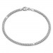 Silberdream SilberDream Damen Herren Armband Panzerkette 19cm Silber Trendschmuck SDA2289J