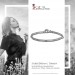 Silberdream SilberDream Armband Line matt/glänzend 925 Sterling Silber 18,5cm SDA452J Outlet
