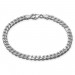 Silberdream SilberDream Armband Panzer flach 925 Sterling Silberarmband Unisex 21cm SDA2311J