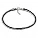 Silberdream SilberDream Bicolor Armband gedreht geschwärzt und 925 Silber Damen SDA2169S