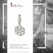 Silberdream SilberDream Silber Charm Schneeflocke Armband Anhänger FC3115 Outlet