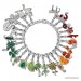 Silberdream SilberDream Glitzer Charm Fisch rot Zirkonia Kristalle Anhänger GSC564R Auslauf
