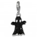 Silberdream SilberDream Glitzer Charm Gespenst schwarz Zirkonia Kristalle GSC584S