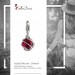 Silberdream SilberDream Charm Zirkonia Kugel rot Armband Anhänger FC200R im Angebot
