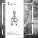 Silberdream SilberDream 925 Silber Charm Anhänger Mann & Frau FC3126 Blitzverkäufe