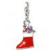 Silberdream SilberDream Charm Weihnachtsstiefel 925 Silber Armband Anhänger FC810R